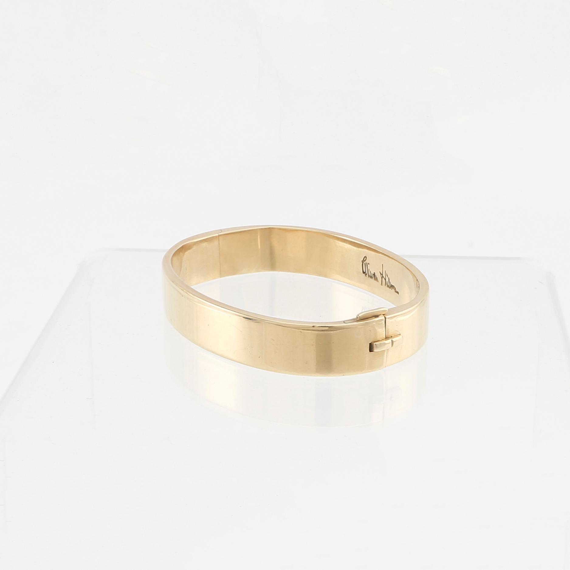 Wiwen Nilsson, armband 18K guld, Lund 1946.
