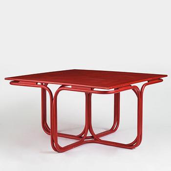 Jan Bocan, bord och 4 stolar, för Tjeckoslovakiska ambassaden i Stockholm 1972, tillverkat av Thonet.