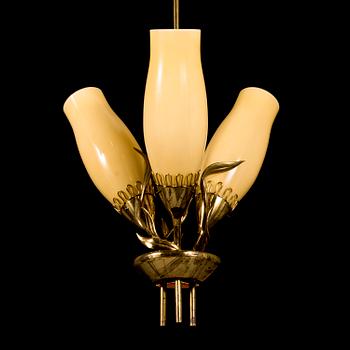MAURI ALMARI, a mid 20th century, '71020' chandelier for Idman.