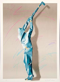 Yrjö Edelmann, "Wrapped golfer", signerad, HC.