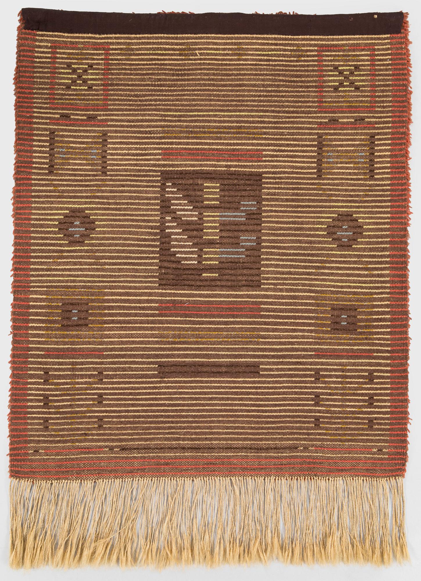 Armi Ratia (Airaksinen), a 1930 wall tapestry. Circa 78 x 63 cm.