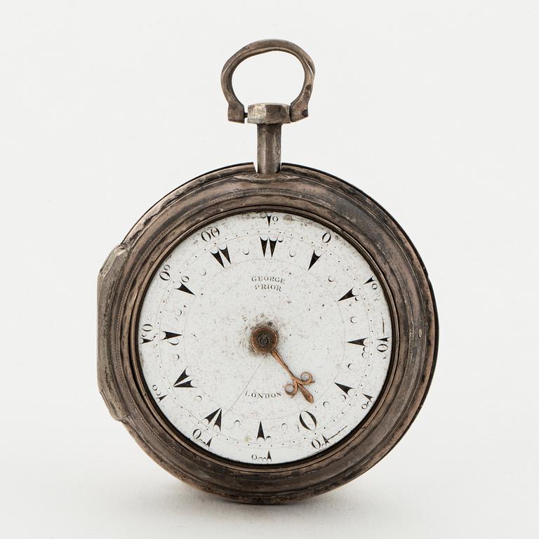 Edward Prior, silver pocket watch for the Turkish market , London ca 1800.