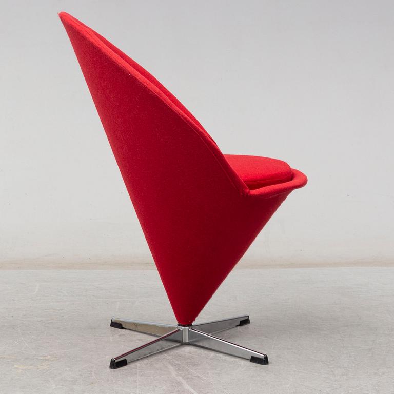 VERNER PANTON, stol, "Cone Chair", Danmark.