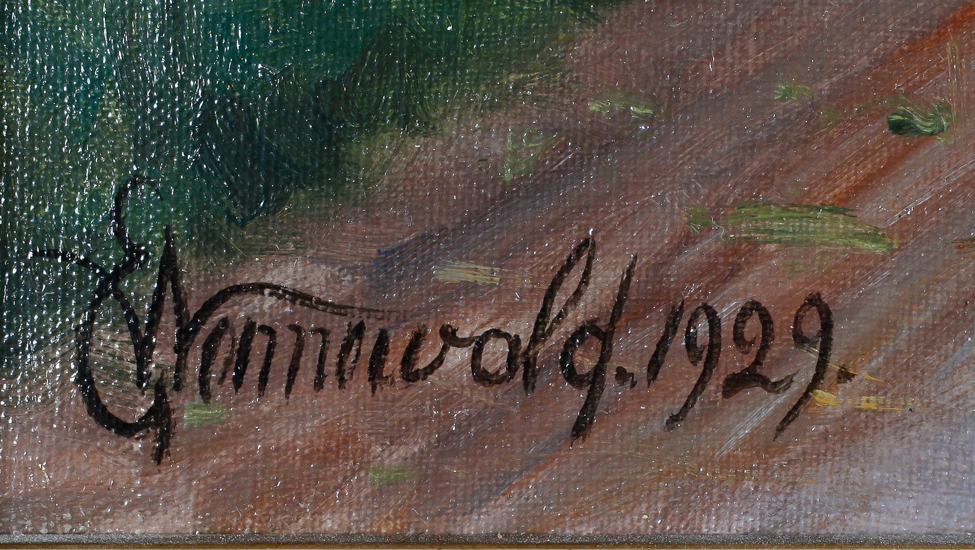 EMIL WINNERWALD, olja på duk, signerad och daterad 1929.