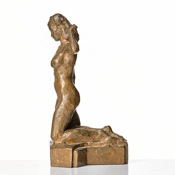 Nils Möllerberg, sculpture. Bronze. Signed. Foudry mark. Height 26 cm.