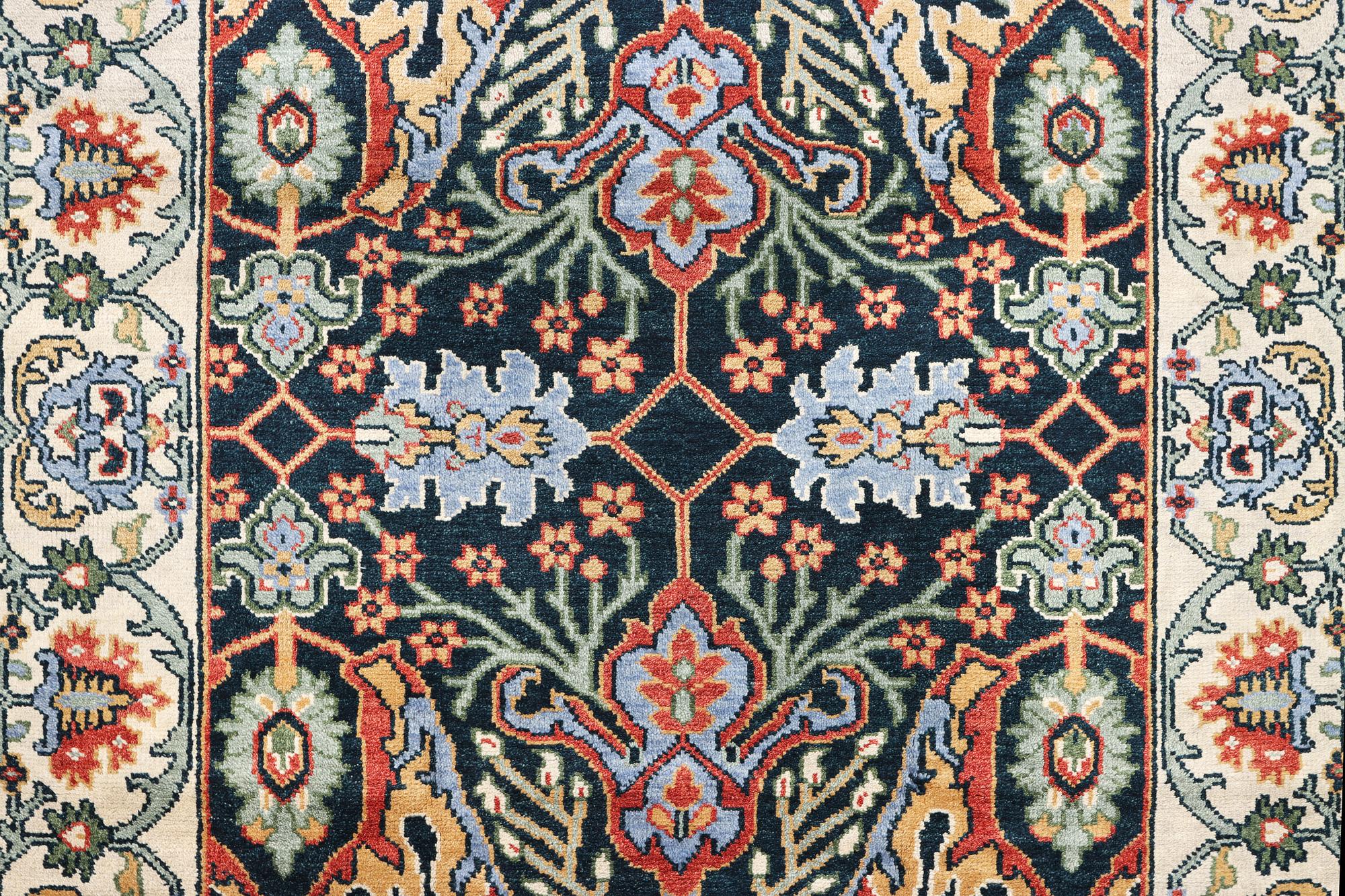 An oriental carpet with so called Mamluk design, a. 308 x 250 cm.