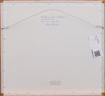 ALFRED WILLIAM FINCH, etsning, signerad.