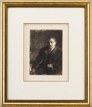 ANDERS ZORN, Etching, 1904, signed with pencil.