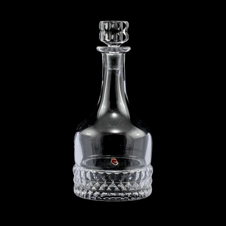 KARAFF, glas, "Silvia", Ingeborg Lundin, Orrefors, 1900-talets andra hälft.