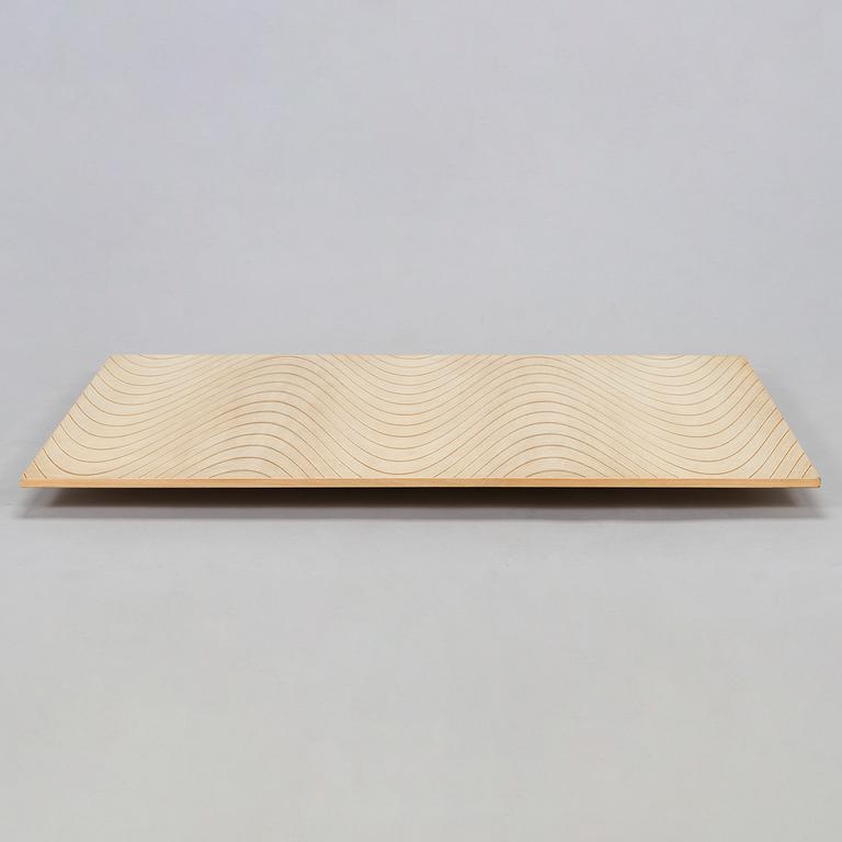 Tapio Wirkkala, experiment with rhythm plywood, manufacturer Soinne & Kni, 1950s.