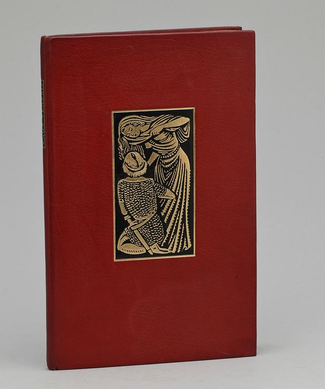 BOK, Laus Veneris" av Algernon Charles Swinburne. Numrerad 25/100. The Golden Cockerel Press 1948.