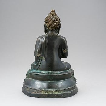 BUDDHA, brons. Kina, 1900-tal.