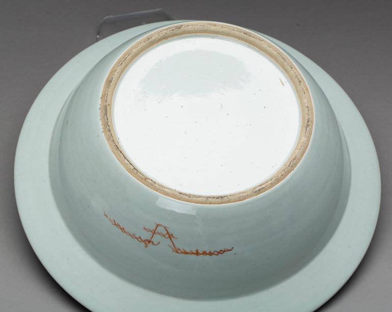 SKÅL, Kina, 1800-tal, porslin.