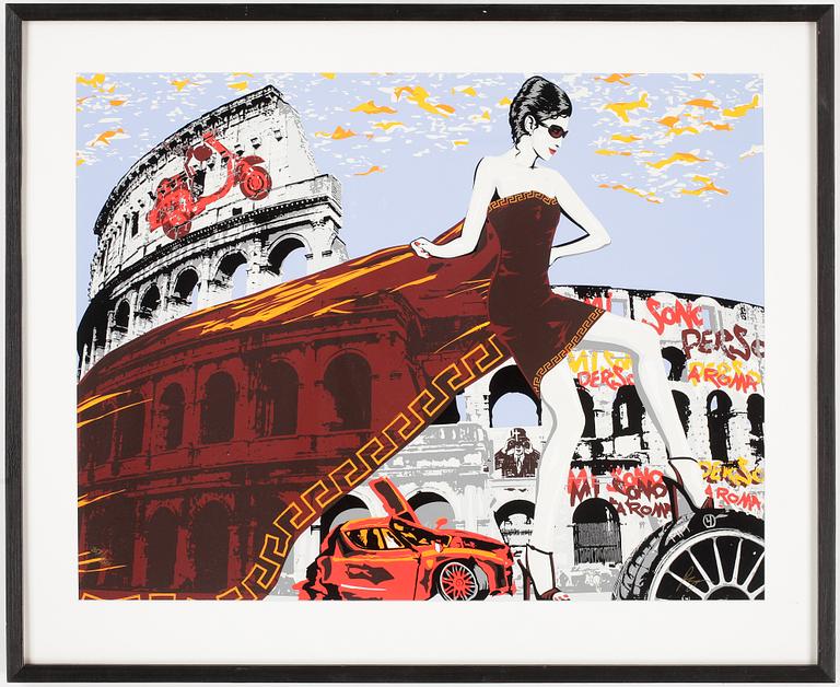 RICHARD RYAN, färgseriegrafi, signerad och numrerad 267/350.