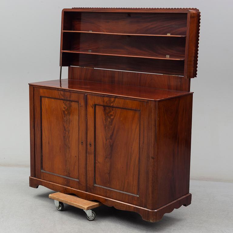 A mahogany cupboard, second half of the 19th century.