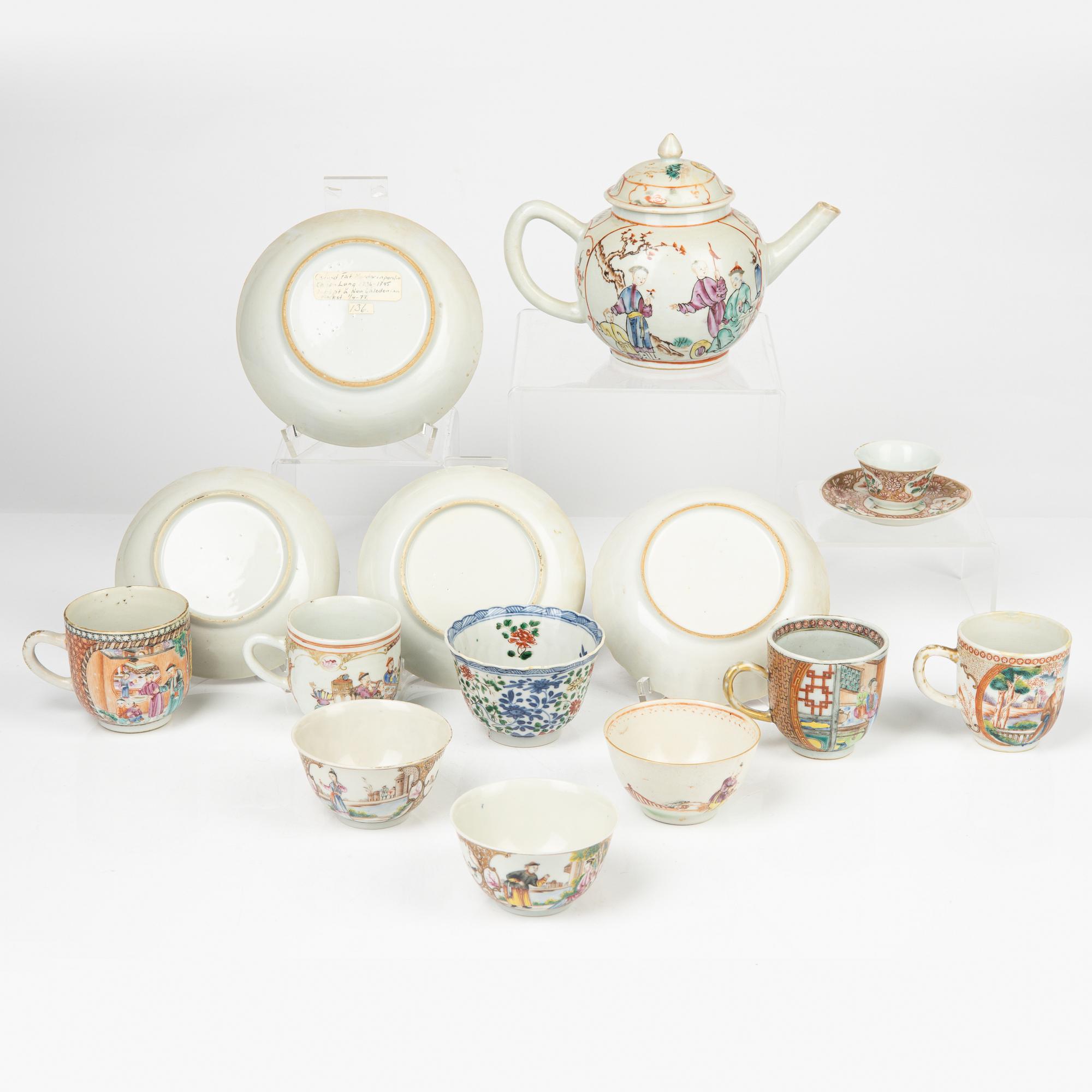 Chinese porcelain, 18th-19th Century.