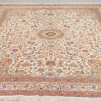 Matto, Kashmir, silkkiä, ca 255 x 202 cm.,.