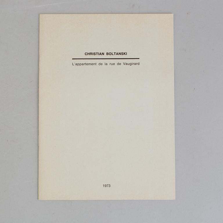 ARTISTS’ BOOKS, Christian Boltanski: Livres, 1991.