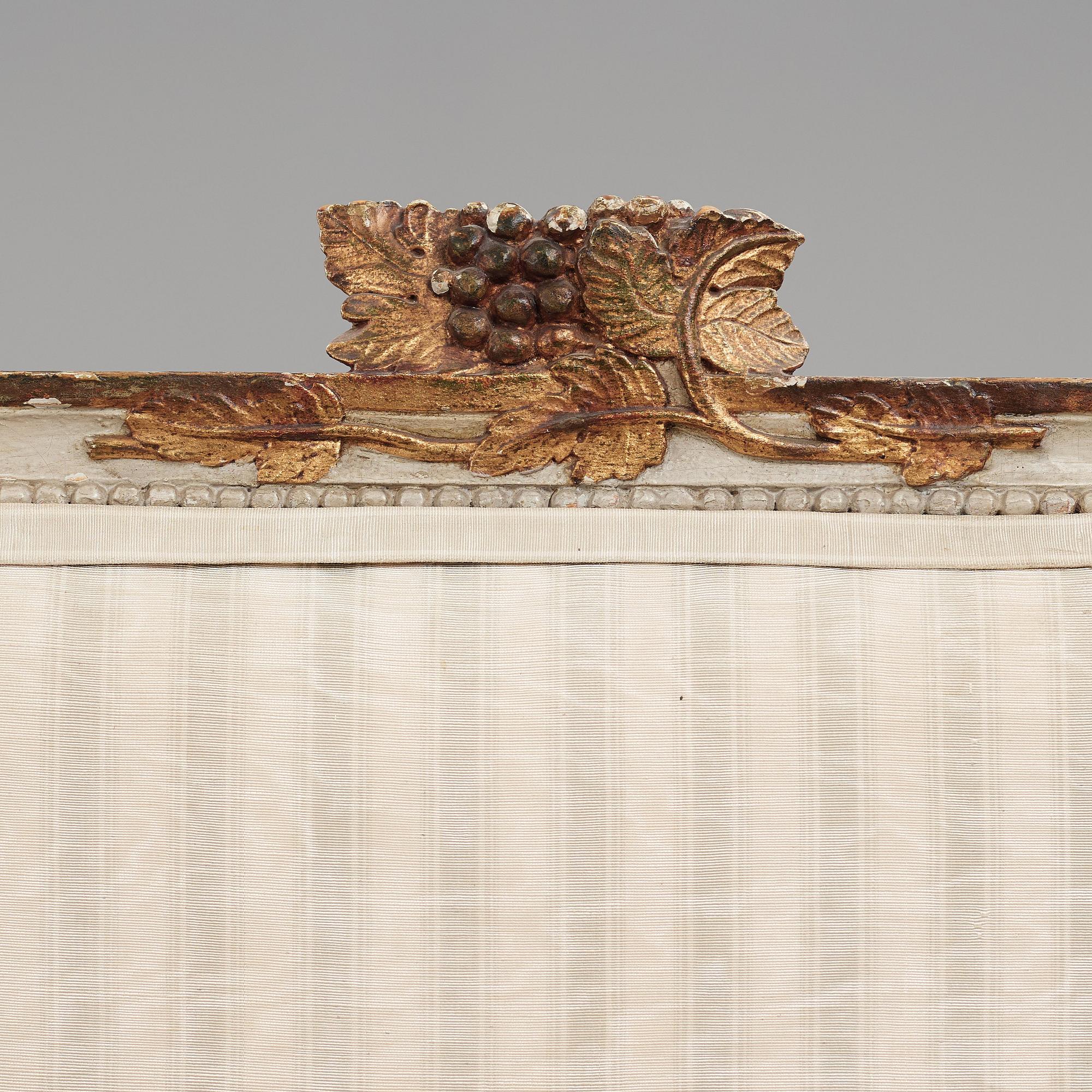 KARMSTOLAR, ett par, stockholmsarbeten, 1700-talets andra hälft, gustavianska.