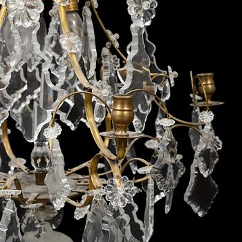 A mid 20th Century rococo style chandelier.