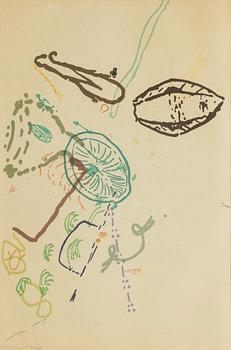 John Cage, "30 Drawings by Thoreau". From "Merce Cunningham Portfolio".