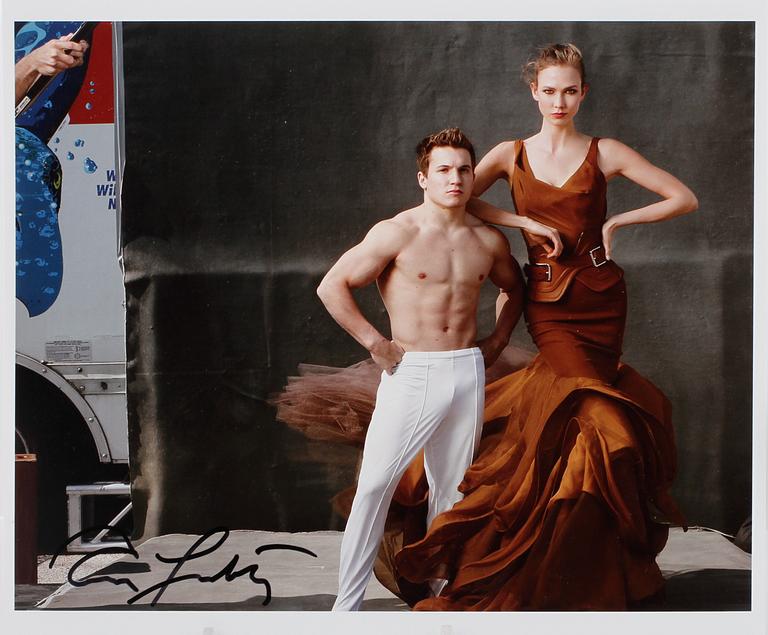 AUTOGRAFBILD, signerad Annie Leibovitz, 2000-tal.
