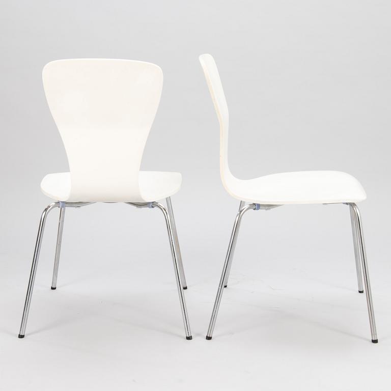 TAPIO WIRKKALA, tuoleja, 6 kpl, "Nikke", Asko 1950-luku.