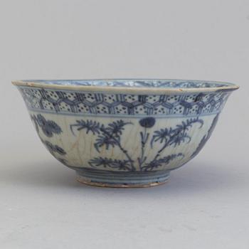 A Chinese ceramic bowl, Ming dynasty (1368-1644).