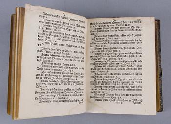 BOK, "Henrick Smiths Taffle oc register...aff den Helligc scrifft...", tryckt av Christoffer Barth i Köpenhamn 1560.