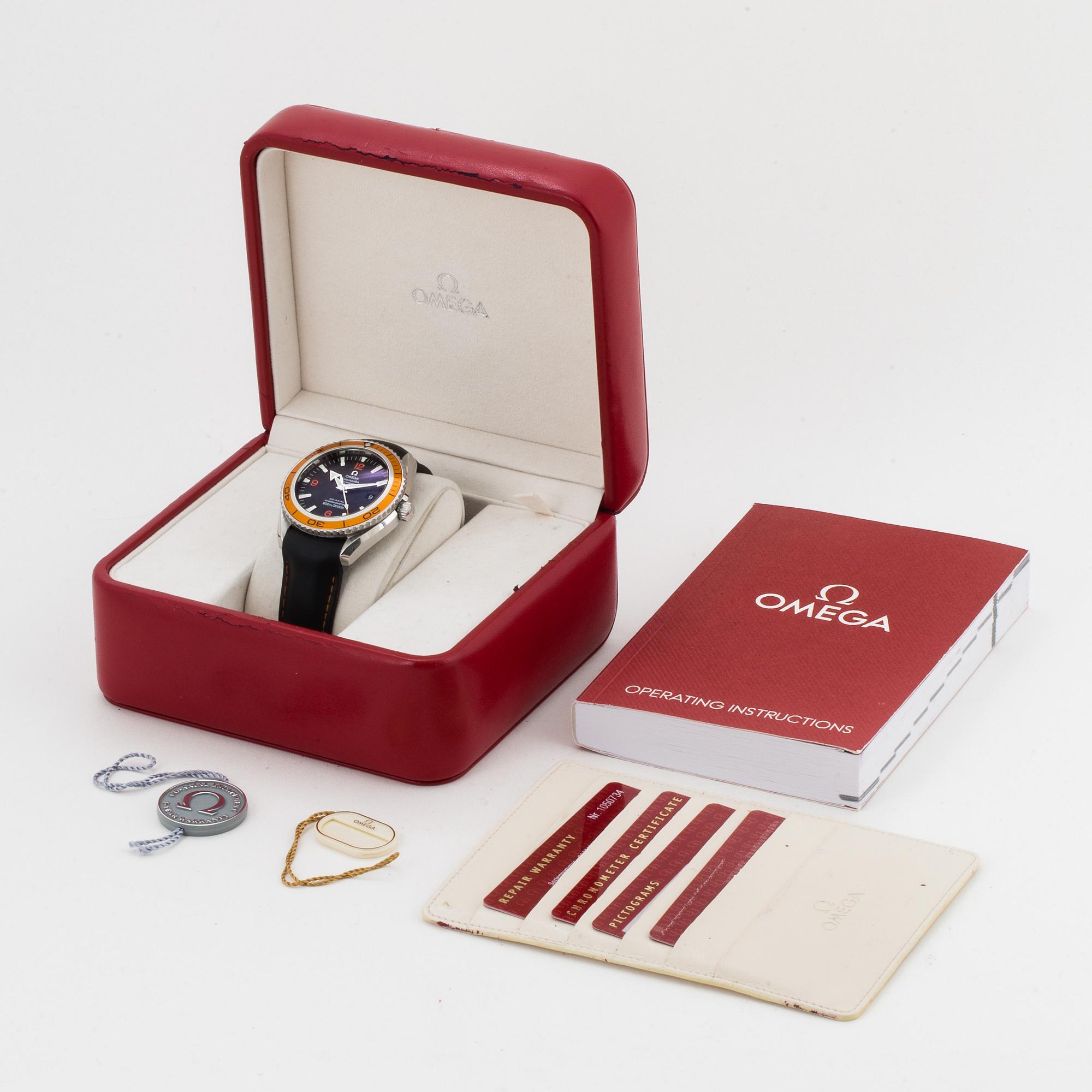 OMEGA, Seamaster, Professional, Planet Ocean 600 M, Chronometer, wristwatch, 45,5 mm.