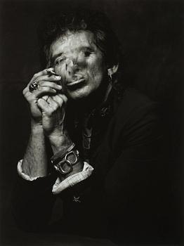 55. Albert Watson, "Keith Richards, New York City, 1988".