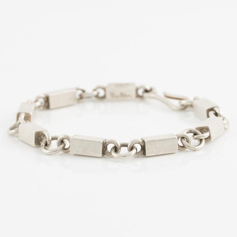 Wiwen Nilsson, bracelet, sterling silver, Lund 1972.