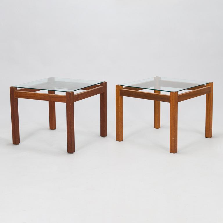 Carl Gustaf Hiort af Ornäs, Two 1960's tables 'Lamp tables' for HMN, Huonekaluliike Mikko Nupponen.