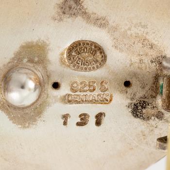 Georg Jensen, earrings, a pair, silver,