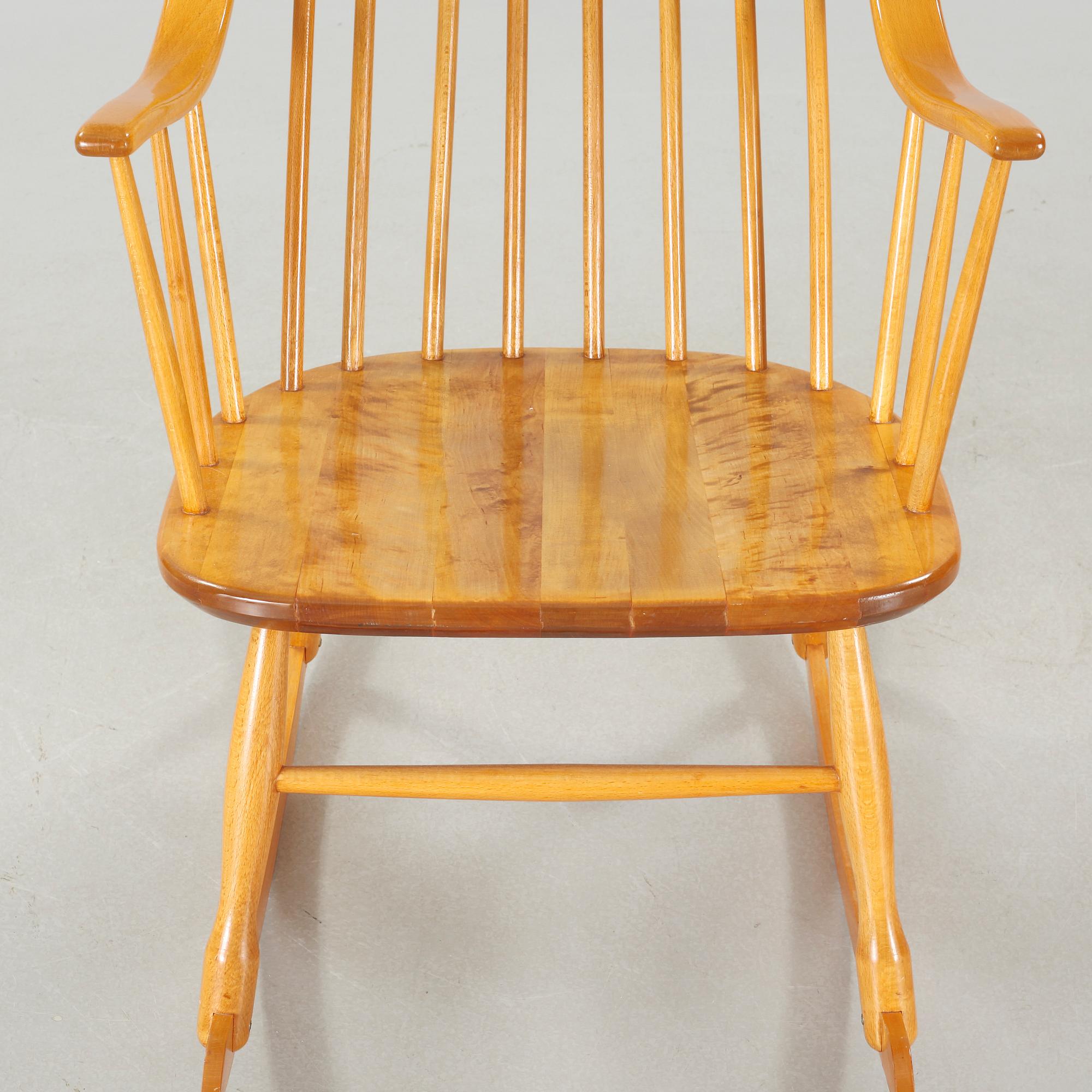 A rocking chair by Lena Larsson named "Bohem".