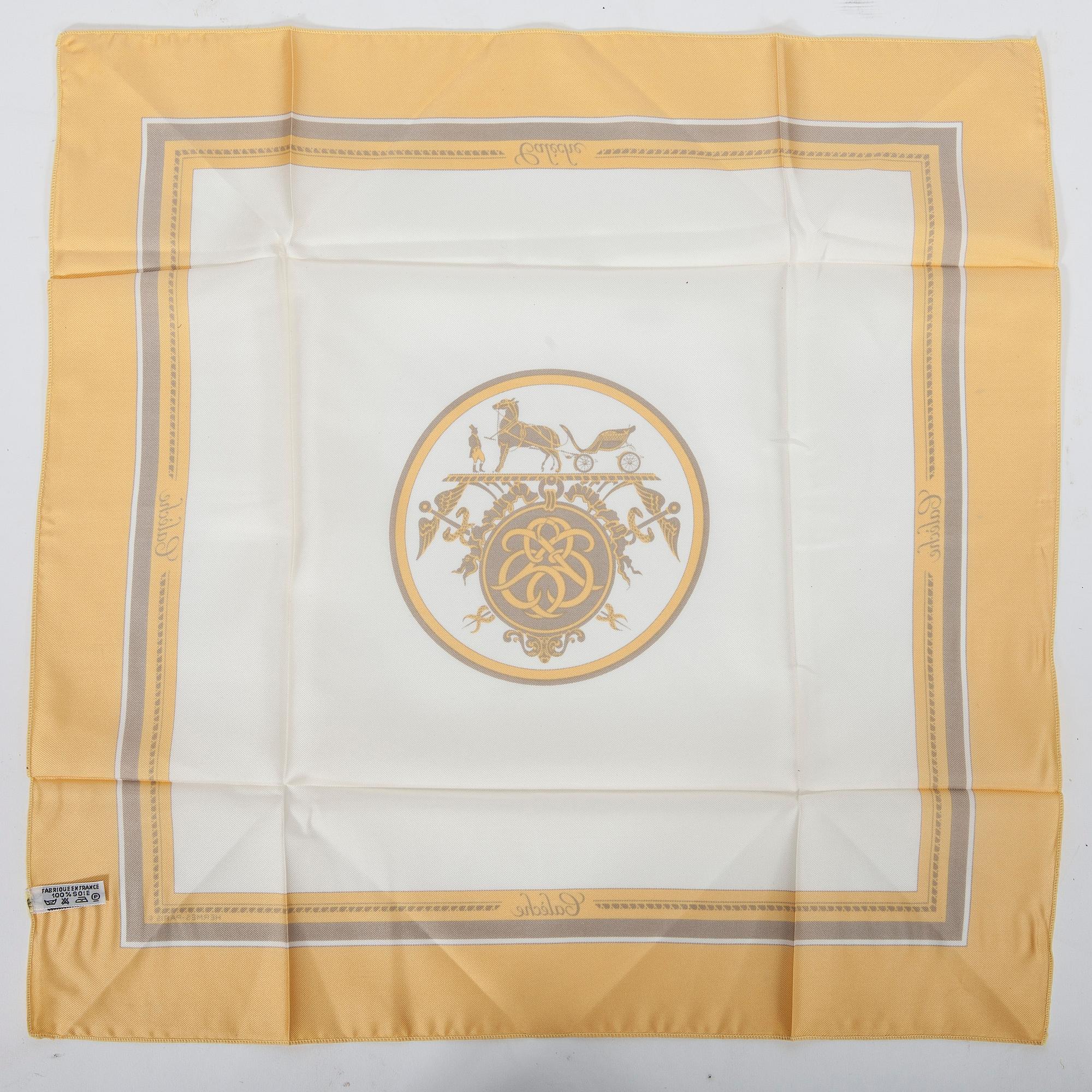 SCARF, "Calèche", Hermès.
