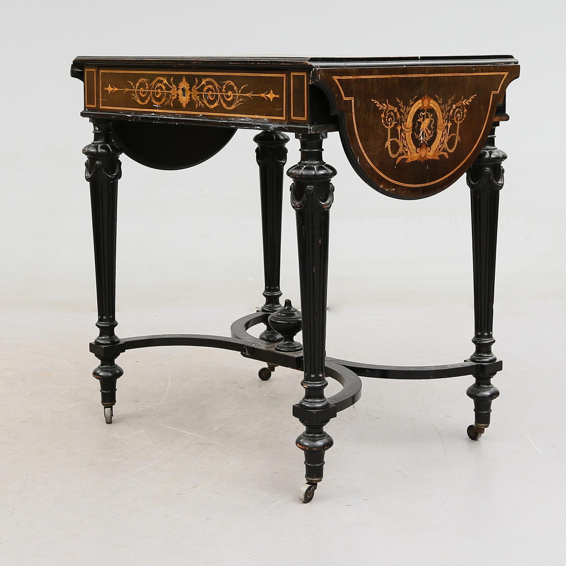 KLAFFBORD, 1800-talets andra hälft.