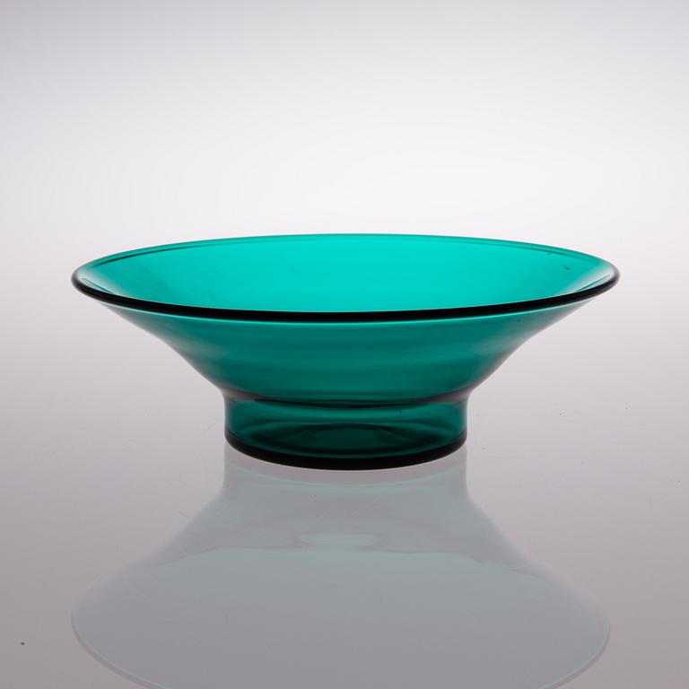 A MID CENTURY GLASS BOWL 1360.