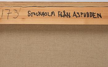 Peter Dahl, "Stockholm från Aspudden".