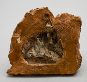 TYRA LUNDGREN, skulptur, brons, sign och dat 66.