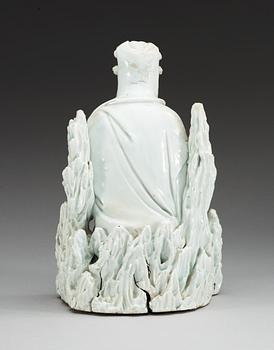 A blanc de chine figure of Guanyin, Ming dynasty.