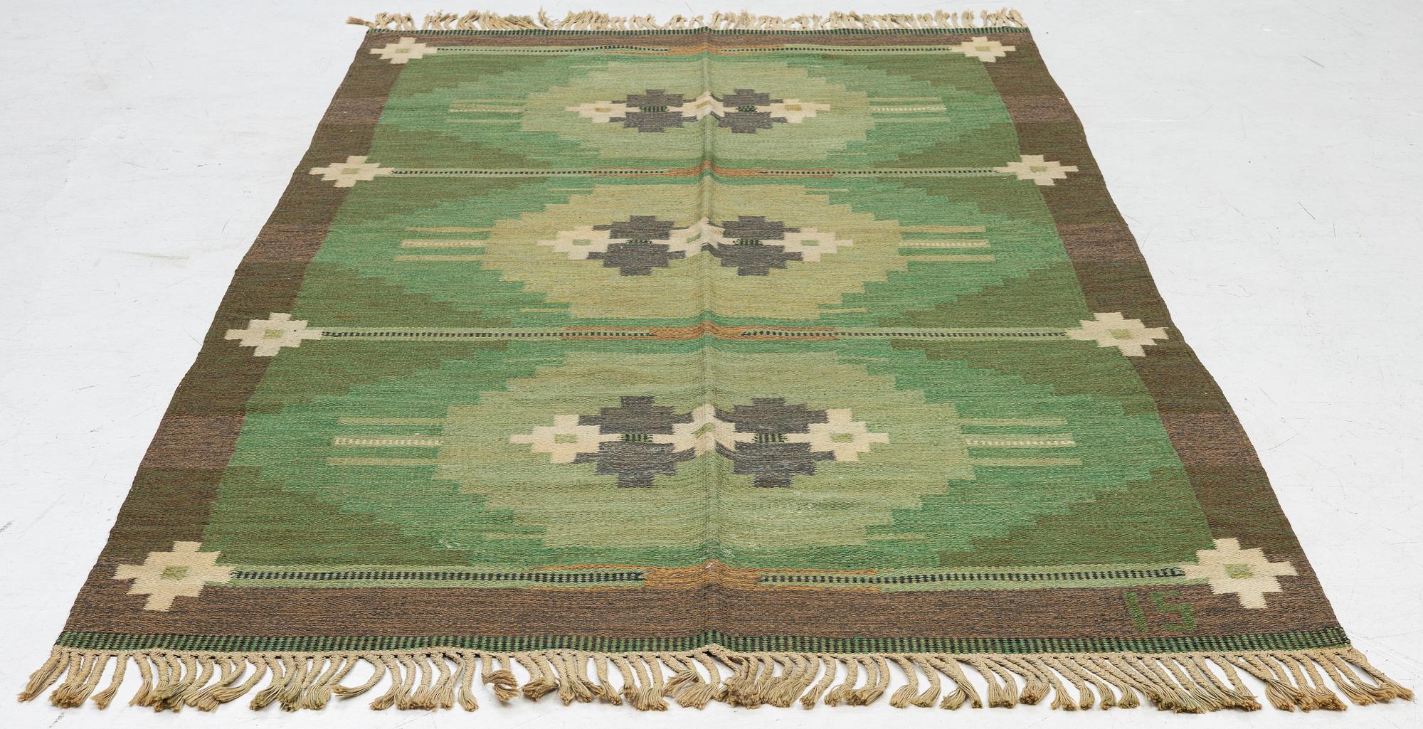 Ingegerd Silow, rölakan, signed IS, approx. 275 x 155.