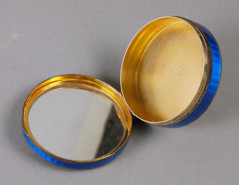 DOSA, sterlingsilver, emalj. 1900-tal.