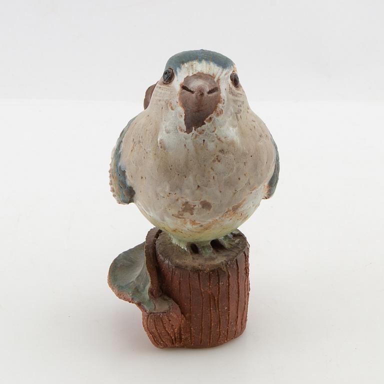 Tyra Lundgren, Sculpture Bird on Stump.