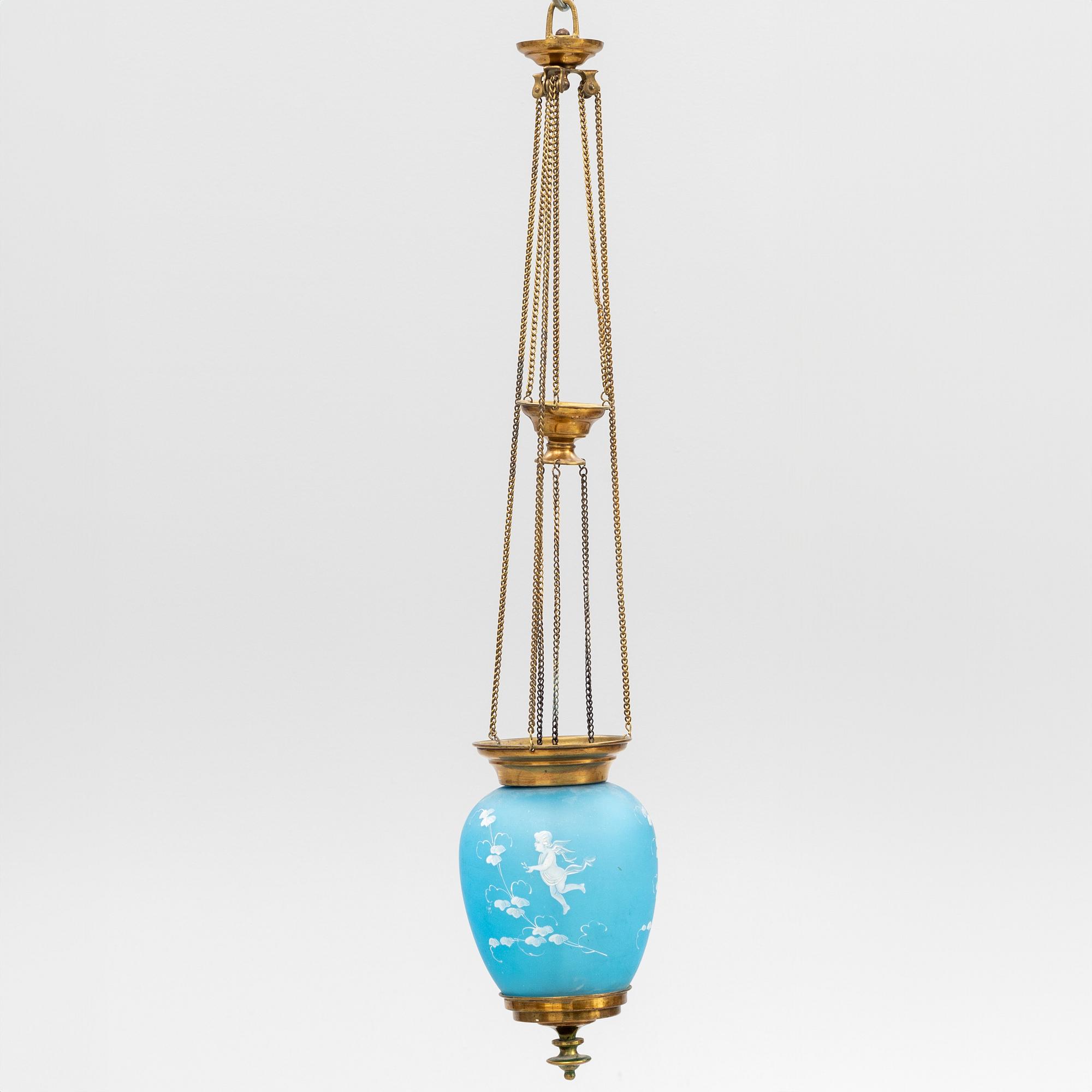 A ceiling light, early 20th Century.