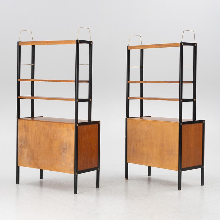Bertil Fridhagen, a pair of bookcases, "Variette", Bodafors, 1960s.