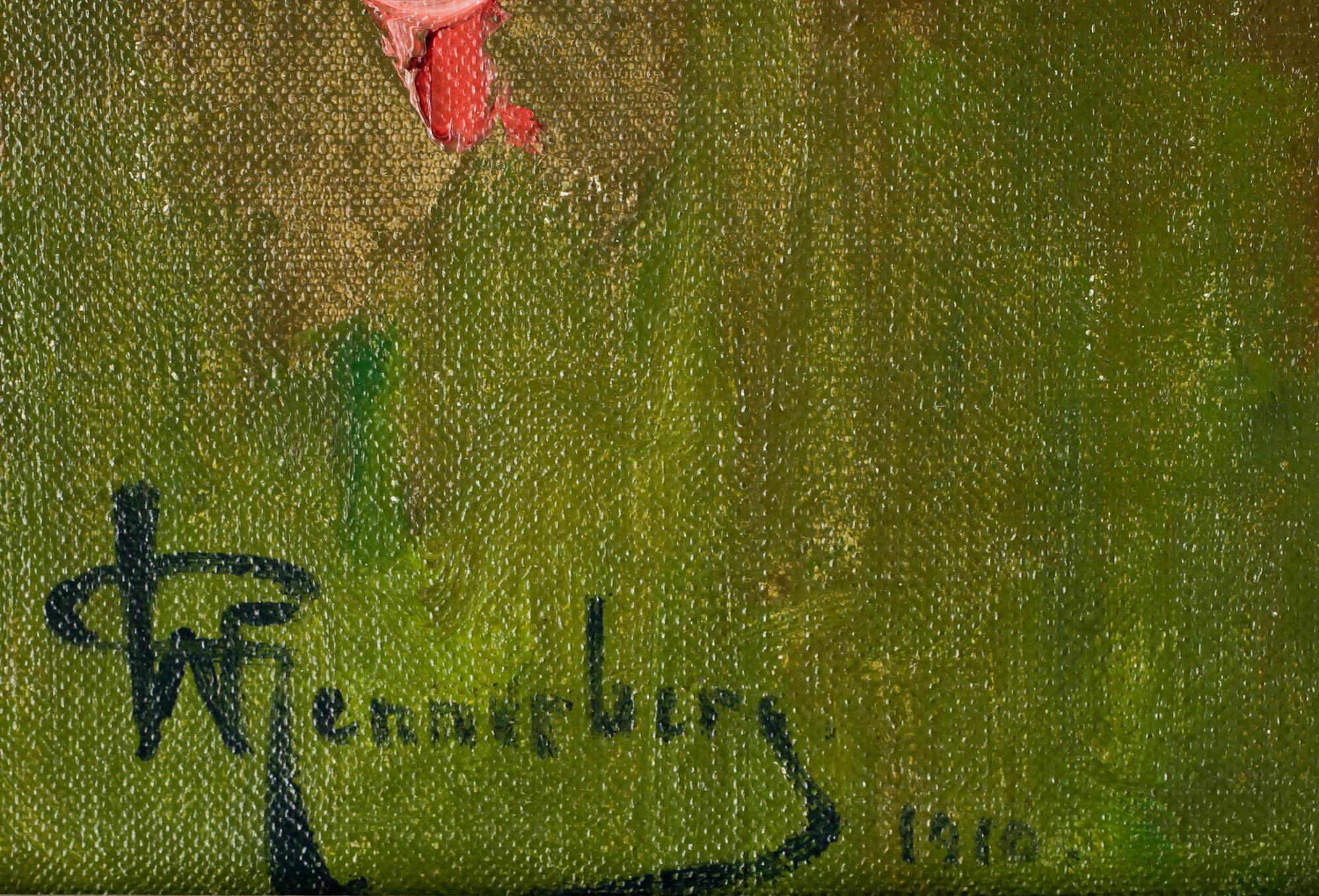 GUNNAR G:SON WENNERBERG, olja på duk, sign o dat 1910.