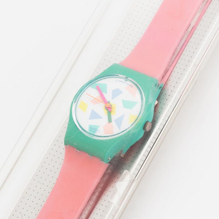 Swatch, Pink Lolly, armbandsur, 25 mm.