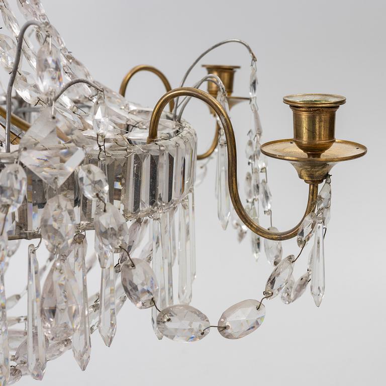 An Empire style chandelier, second half of the 20th century.