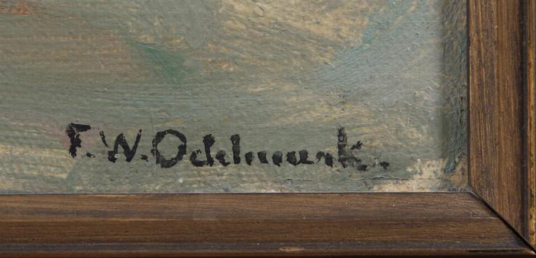 FRANS WILHELM ODELMARK, olja på duk, sign.